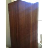 A TEAK WOOD FOLDING BEDROOM SCREEN, FRENCH 1970s, 198 cm high