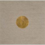 Patrick Scott HRHA 1921-2014 UNTITLED, Gold Leaf and pencil on unprimed canvas, 24" x 24" (61 x 61