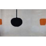 William Scott CBE, RA 1913-1980 STILL LIFE WITH ORANGE NOTES Wool tapestry, 1980, 152.5 cm x