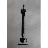 Louis Le Brocquy HRHA, 1916-2012 THE PILLAR Lithograph, 18" x 12 1/2" (45.8 x 32 cm), signed and