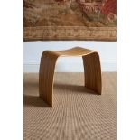 THE TABOURET ZEBRIANO STOOL, By Jorgen Moller for Askman, 52cm (w) x 30cm (d) x 42cm (h), bearing