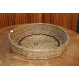 A CONNEMARA SKIB BASKET, BY JOE HOGAN, 51cm diameter