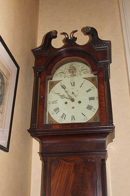 ,A MAHOGANY LONG CASE CLOCK, 19th CENTUR