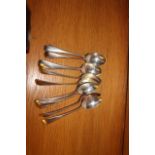 A SET OF 10 TEASPOONS, ENSUITE,SHEFFIELD