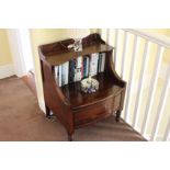 A mahogany commode chair, Regency, early