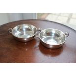 A PAIR OF SILVER PORRINGERS, CHESTER, 14