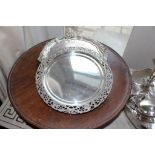 AN IRISH SILVER SALVER, DUBLIN 1924, ret