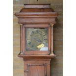 JNO INKPEN, HORSHAM, AN EARLY 18TH CENTURY PINE 30 HOUR LONGCASE CLOCK,