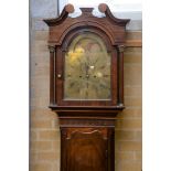 JOHN CHANCE, CHEPSTOW, AN 18TH CENTURY MAHOGANY 8 DAY LONGCASE CLOCK,