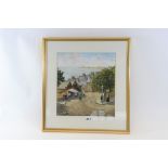 LEN BRIDGES, SUFFOLK SCHOOL, watercolour entitled Bent Hill, Felixstowe, signed,