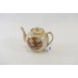 AN EARLY 20TH CENTURY BRUCE BAIRNSFATHER "OLD BILL" CERAMIC TEAPOT AND COVER with caption "Well if