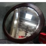 Oval mirror CONDITION: Please Note - we do not make reference to the condition of