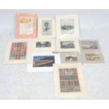 A large quantity of assorted engravings etc.