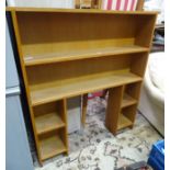 Light oak bookcase CONDITION: Please Note - we do not make reference to the