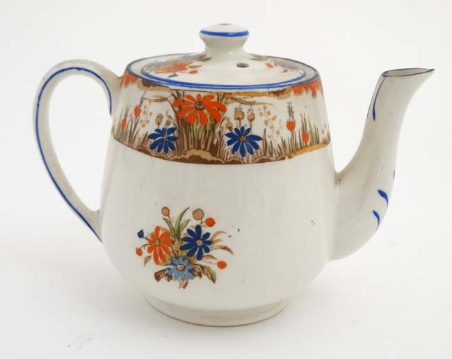 A c1950s James Kent Ltd, tea for one breakfast set , comprising teapot, cup, milk jug , - Image 4 of 9