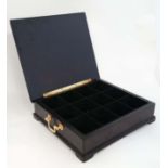 Wooden storage/presentation box ( for watches etc) CONDITION: Please Note - we do