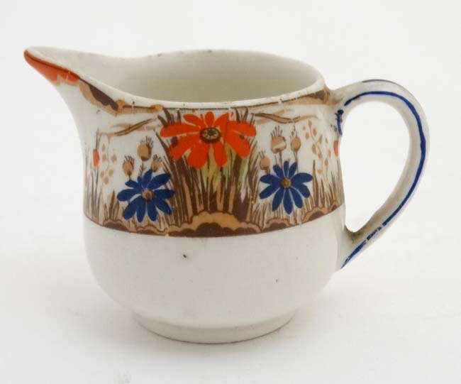 A c1950s James Kent Ltd, tea for one breakfast set , comprising teapot, cup, milk jug , - Image 6 of 9