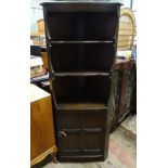 Dark oak Ercol corner cupboard CONDITION: Please Note - we do not make reference to