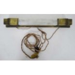 Art Deco bathroom light CONDITION: Please Note - we do not make reference to the