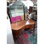 Art Deco kidney shaped dressing table CONDITION: Please Note - we do not make