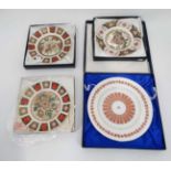 Royal Crown Derby collectors plates together with Spode plates etc CONDITION: