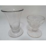 2 old glasses CONDITION: Please Note - we do not make reference to the condition of