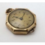 American wrist watch : a ' Roco ' signed gilt plated wrist watch,