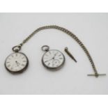 Silver cased Pocketwatches : a decorative Hall marked 1868 Key wind Pocketwatch signed ' E Eustace ,