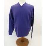 Laksen 'Astor Knit' Jumper in Purple, size M.