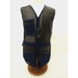 A Deerhunter Champ Deluxe Mesh back , left handed skeet vest in Navy,