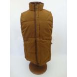 Musto Mens Down Gilet in Caramel, size L.