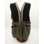 A Laksen ' Munk' Shooting Vest, in Olive, size 2XL (56).