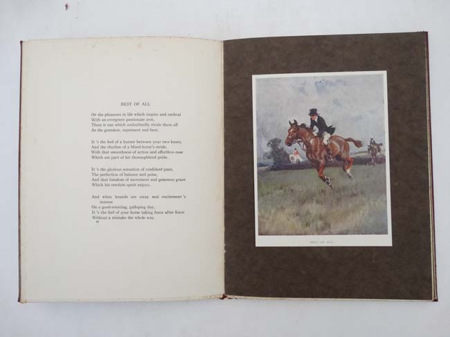 Hunting Books: '' Hunter's Moon '' by Edric G Roberts, illustrated by Gilbert Holliday, - Image 2 of 8