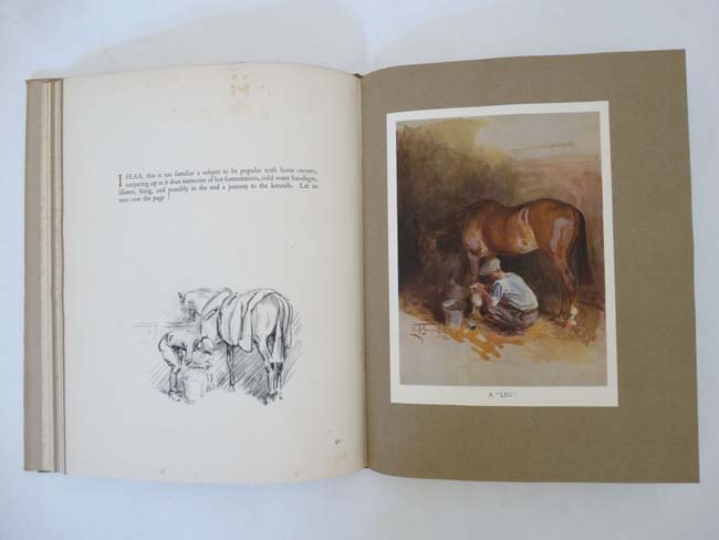 Book: '' Sketches in Stable and Kennel '' written and illustrated by Lionel Edwards, published by G. - Image 6 of 9