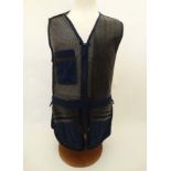 A Deerhunter Champ Deluxe Mesh back , left handed skeet vest in Navy,