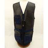 Deerhunter 'Champion De-lux' Mesh Waistcoat / Skeet Vest, in Blue, Size L.