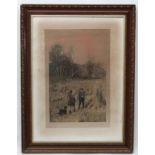 After Heywood Hardy and Frank Walton 1842 Hand coloured lithograph ' The Parson's Holiday ' ,