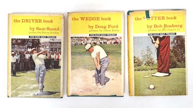 Books : The Kaye Golf Trilogy, three volumes The Driver Book by Sam Snead, - Image 3 of 9