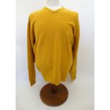 Laksen 'Astor Knit' Jumper in Yellow, size L.
