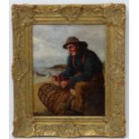 R Healey (?) 1824 , Newlyn School, Follower of William Collins, Oil on canvas,