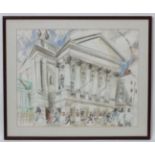 Lucille Cranwell XX-XXI New Zealand , Pen ink , pencil and watercolour, ' Royal Opera House ',