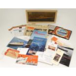Cruise Liner memorabilia / Maritime : A quantity of memorabilia and items related to the Cunard