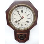 Unusual American 24 hr Drop Dial Clock : a "Seth Thomas " 12" dial , sprung movement ,