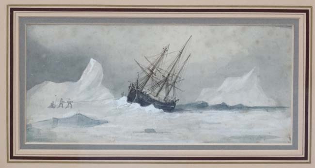 Polar Exploring ?/ North West Passage ?XIX-XX, Watercolour and gouache, - Image 4 of 4