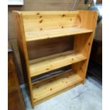 Pine bookcase CONDITION: Please Note - we do not make reference to the condition of