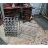 2 wine racks CONDITION: Please Note - we do not make reference to the condition of