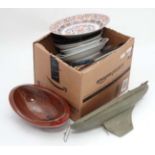 Box of assorted miscellaneous to include pond yacht etc CONDITION: Please Note -