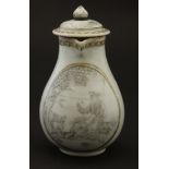 A Chinese Export lidded milk jug,