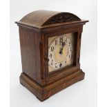 W & H Bracket Clock : a Winterhalder & Hofmeier oak cased Timepiece ,