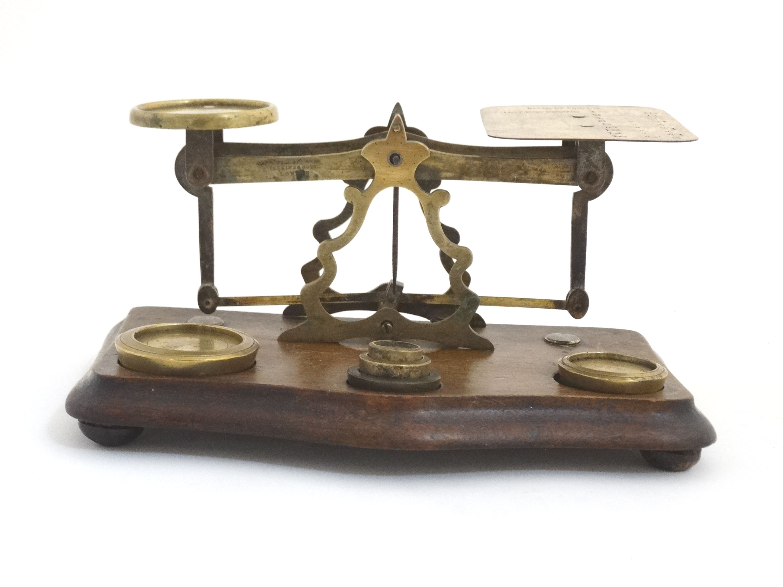 19thC postage scale. - Image 3 of 6